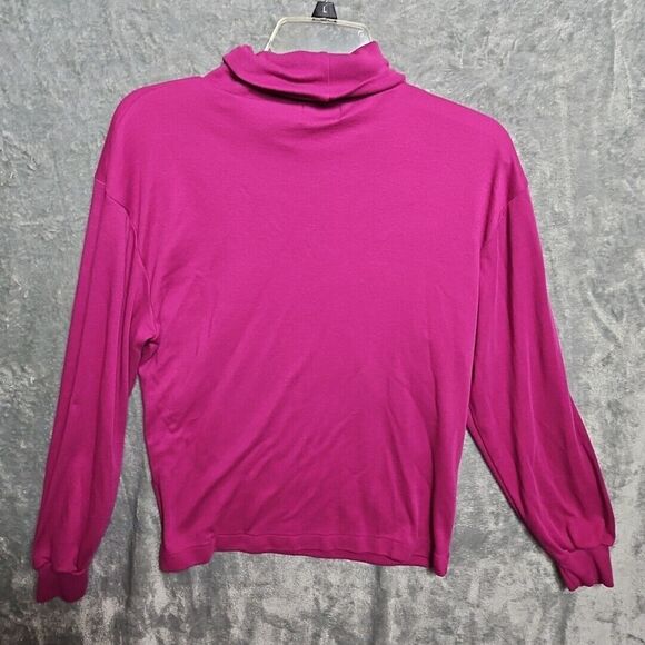 Colter Bay Women's Sz XL pink turtleneck long sleeve poly cotton Singapore - Picture 6 of 8